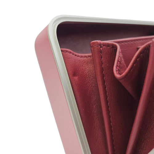 Dior x Rimowa Personal Clutch  Pink Top Handle Bag in Metallic Silver hardware