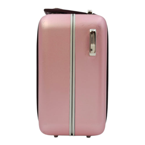 Dior x Rimowa Personal Clutch  Pink Top Handle Bag in Metallic Silver hardware