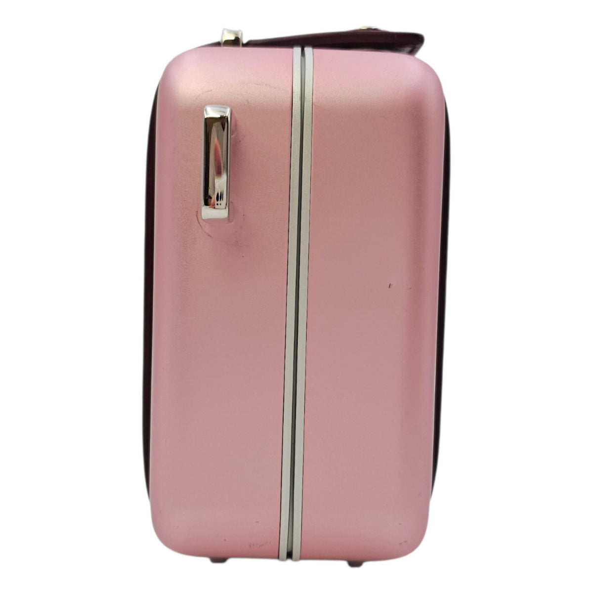 Dior x Rimowa Personal Clutch  Pink Top Handle Bag in Metallic Silver hardware