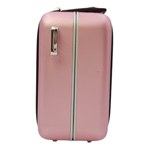 Dior x Rimowa Personal Clutch  Pink Top Handle Bag in Metallic Silver hardware