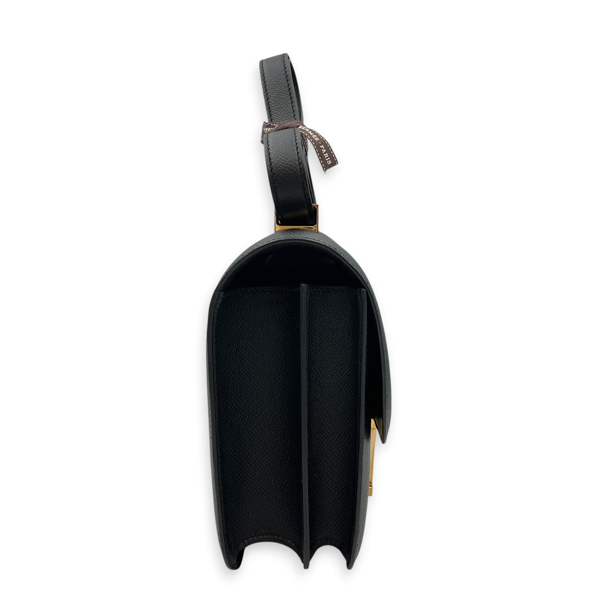 Constance 24 Noir in Epsom Rose Gold hardware