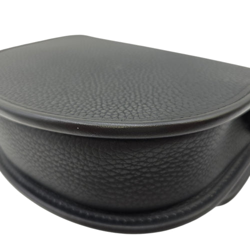 Mini Gallop  Black Crossbody Bag in Calfskin Silver hardware