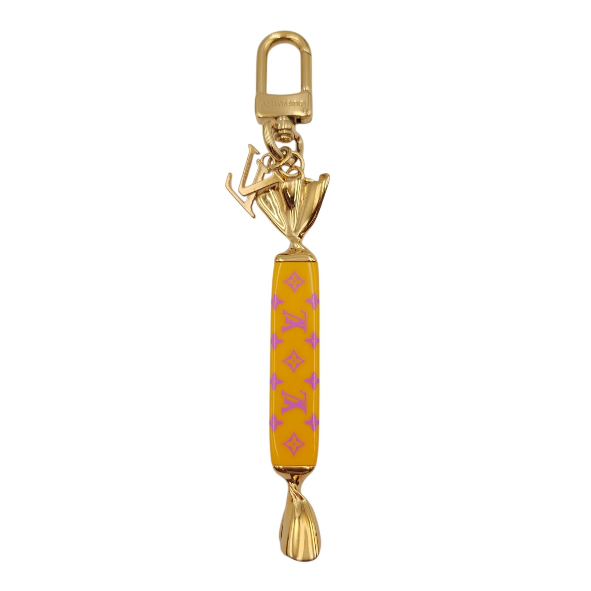 Vivienne Yellow Charm Gold hardware