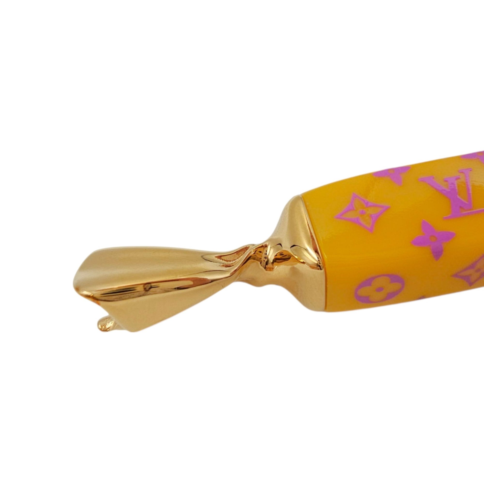 Vivienne Yellow Charm Gold hardware