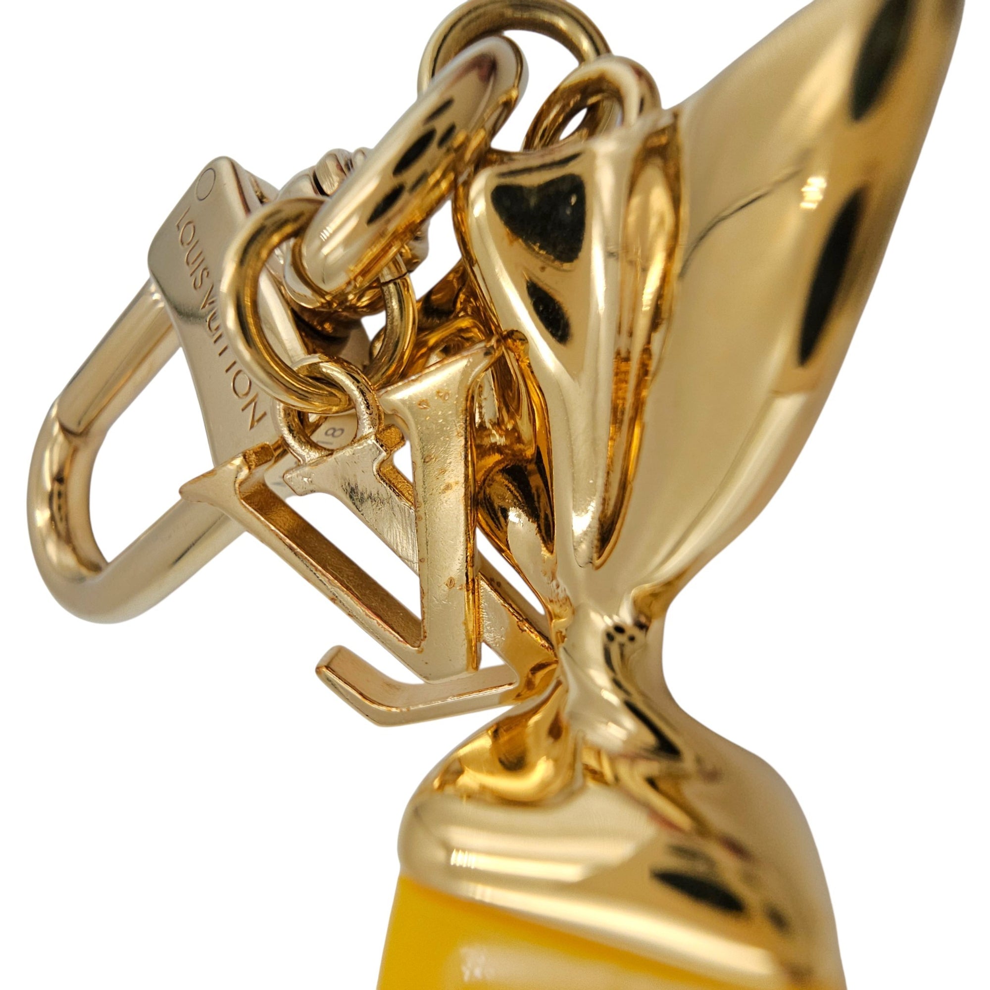Vivienne Yellow Charm Gold hardware