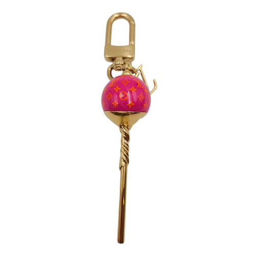 Sweets Bag Charm Pink Bag Accessory Gold hardware