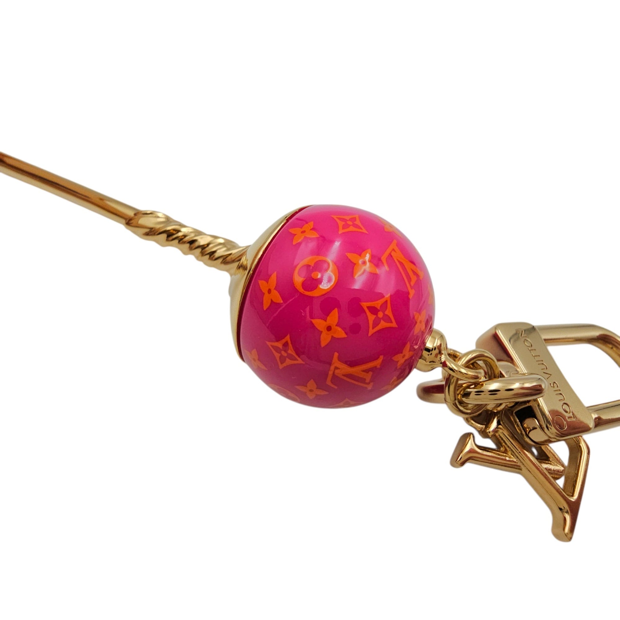 Sweets Bag Charm Pink Bag Accessory Gold hardware