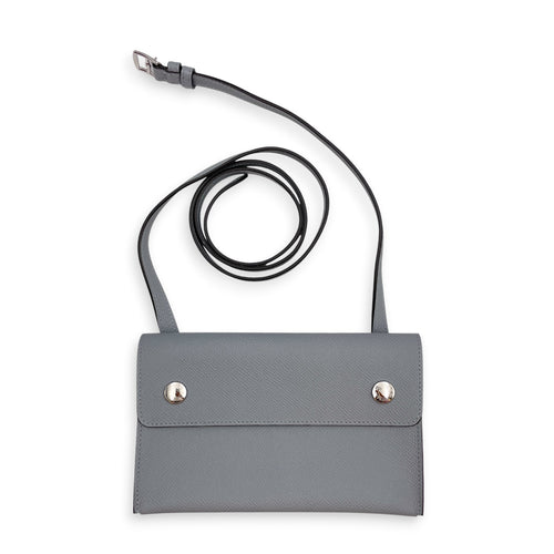 Hermesnap Gris Pantin  Wallet in Epsom Palladium hardware