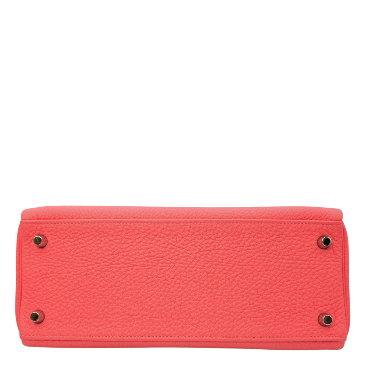 Kelly 28 Rose Lipstick  in Togo Palladium hardware