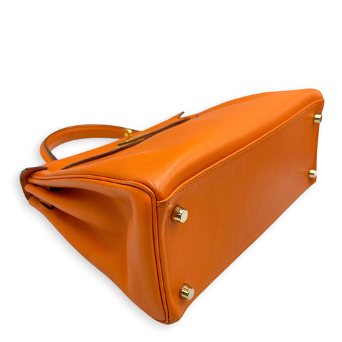 Kelly 28 Orange in Swift Gold hardware