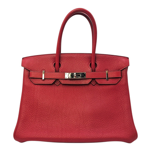 Birkin 30 Rouge Vif in Togo Palladium hardware