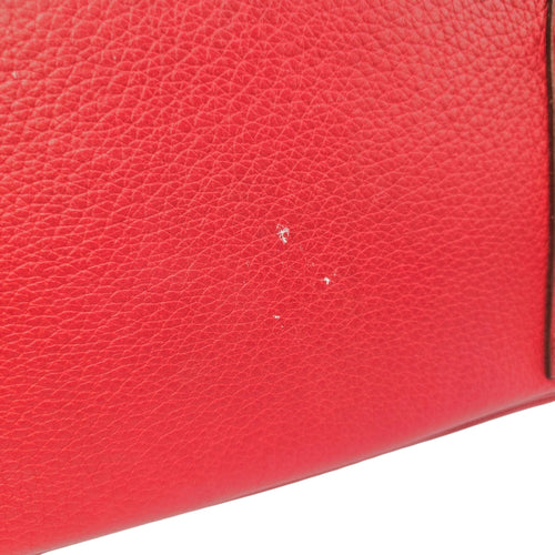 Birkin 30 Rouge Vif in Togo Palladium hardware