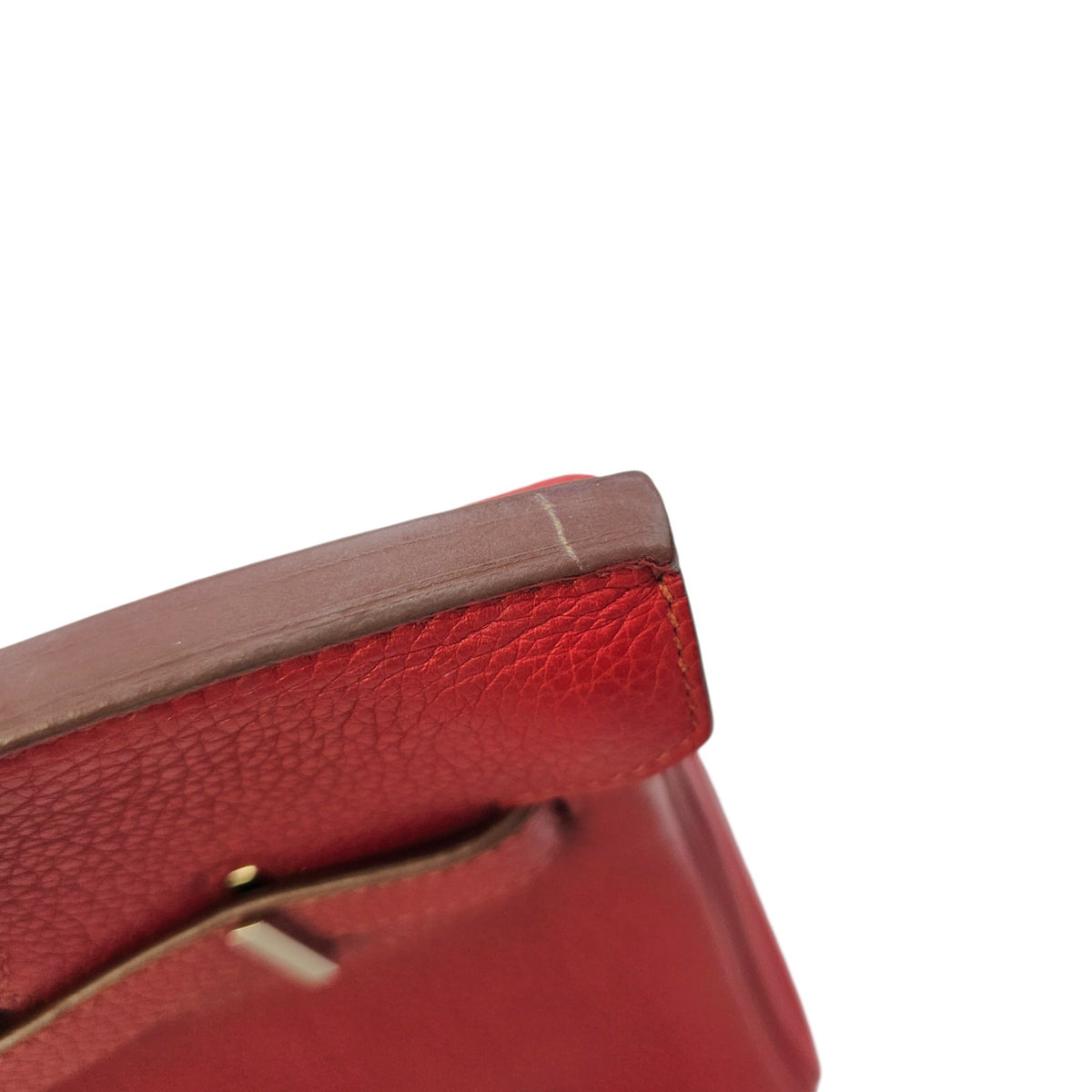 Birkin 30 Rouge Vif in Togo Palladium hardware
