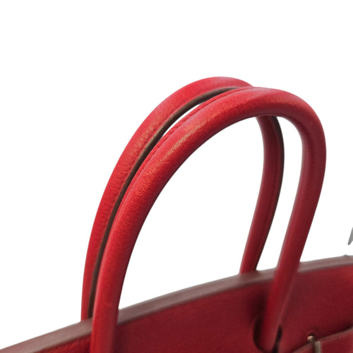 Birkin 30 Rouge Vif in Togo Palladium hardware