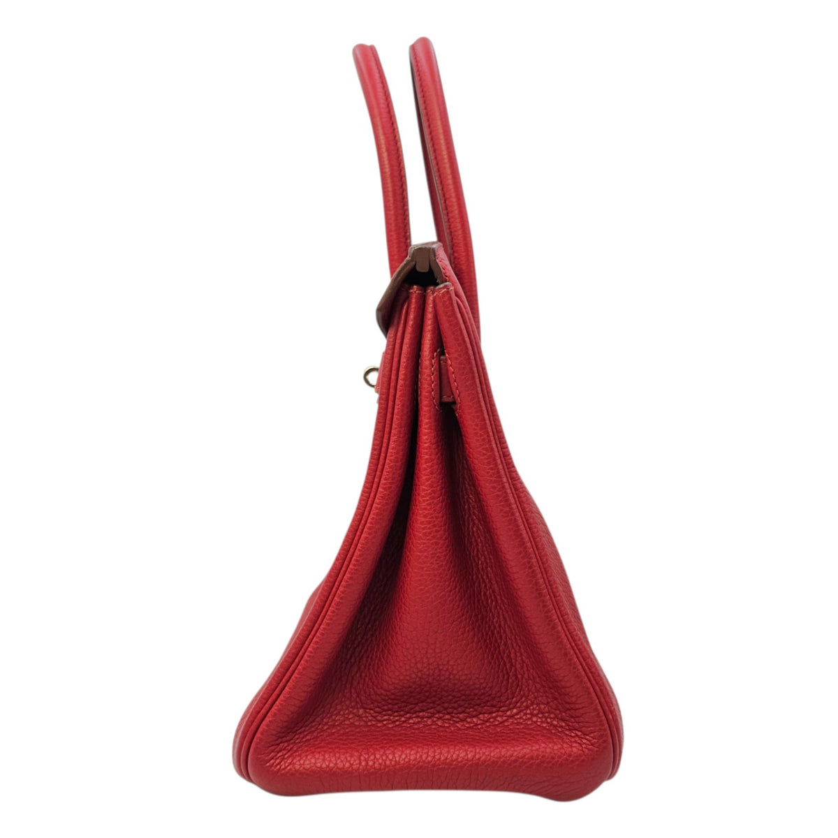 Birkin 30 Rouge Vif in Togo Palladium hardware