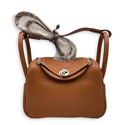 Lindy II Mini Gold in Clemence Palladium hardware