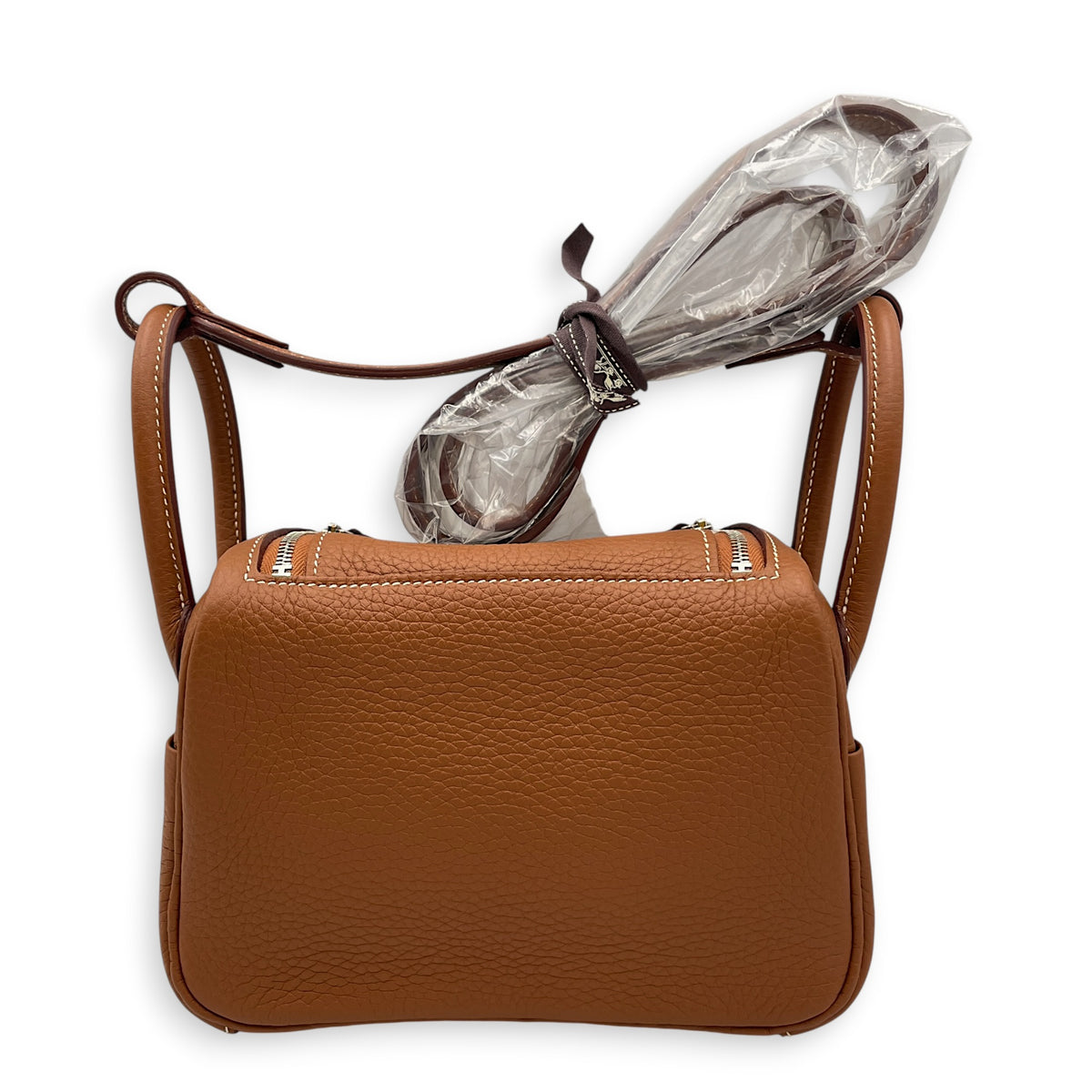 Lindy II Mini Gold in Clemence Palladium hardware