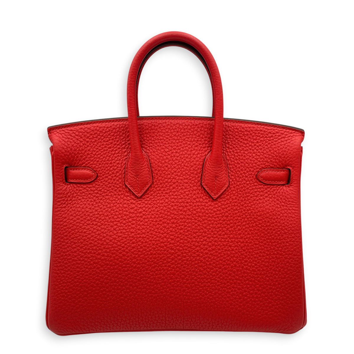 Birkin 25 Rouge de Coeur in Togo Palladium hardware