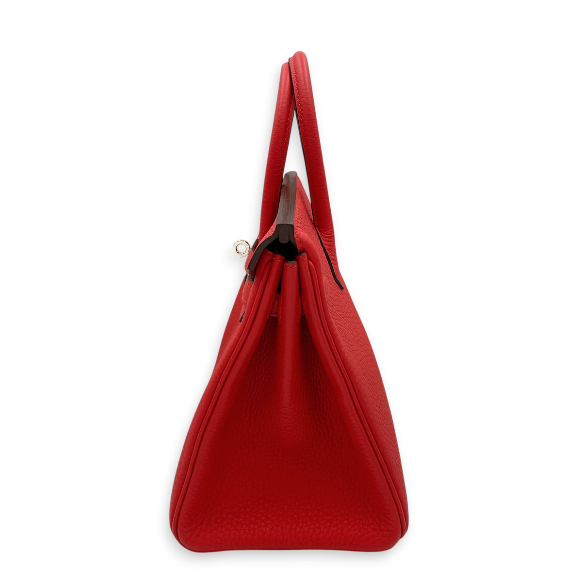 Birkin 25 Rouge de Coeur in Togo Palladium hardware