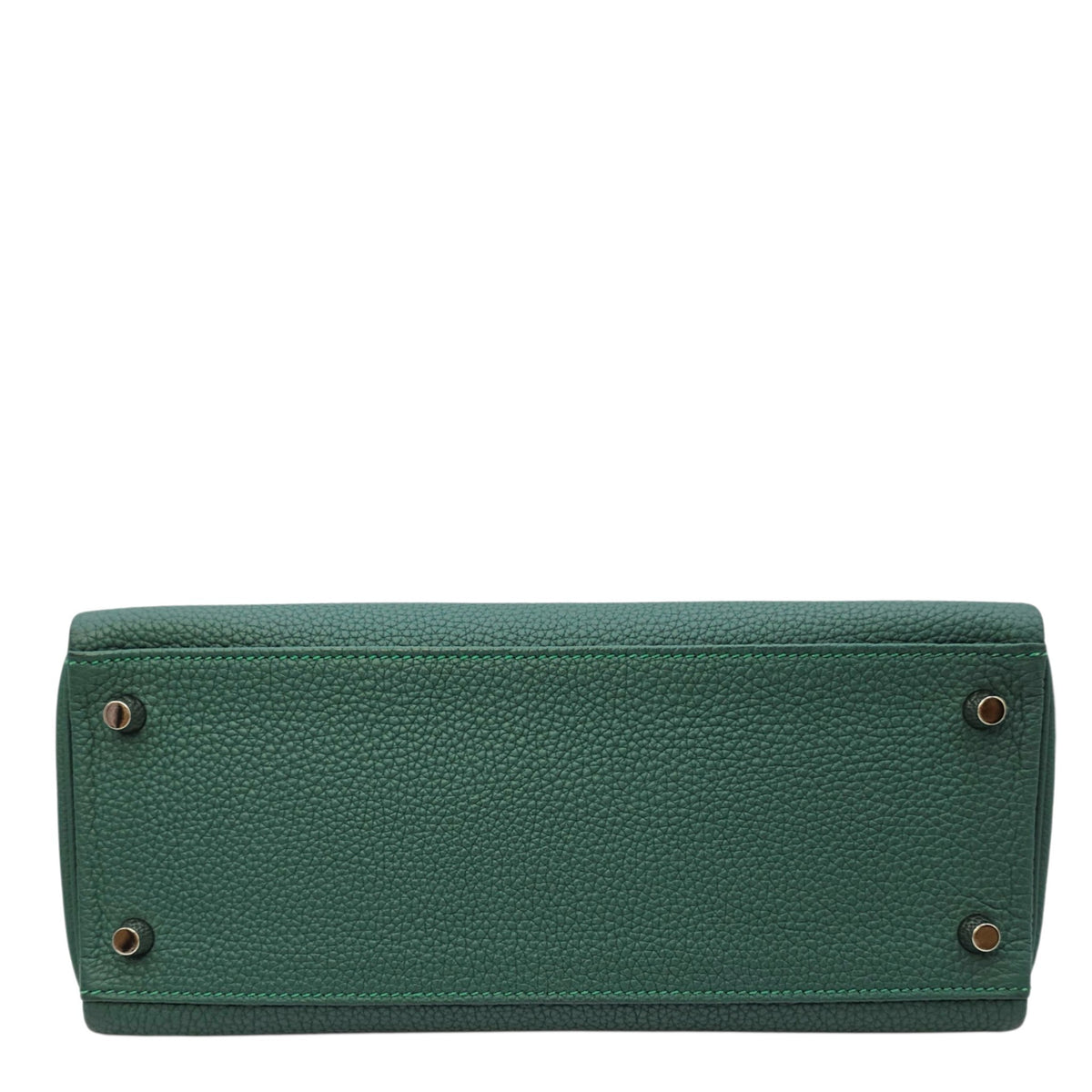 Kelly Au Pas 28 Malachite / Blue Zanzibar in Togo Palladium hardware
