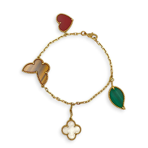 Lucky Alhambra Bracelet, 4 Motifs Bracelet in Multi-colour