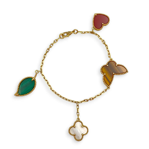 Lucky Alhambra Bracelet, 4 Motifs Bracelet in Multi-colour