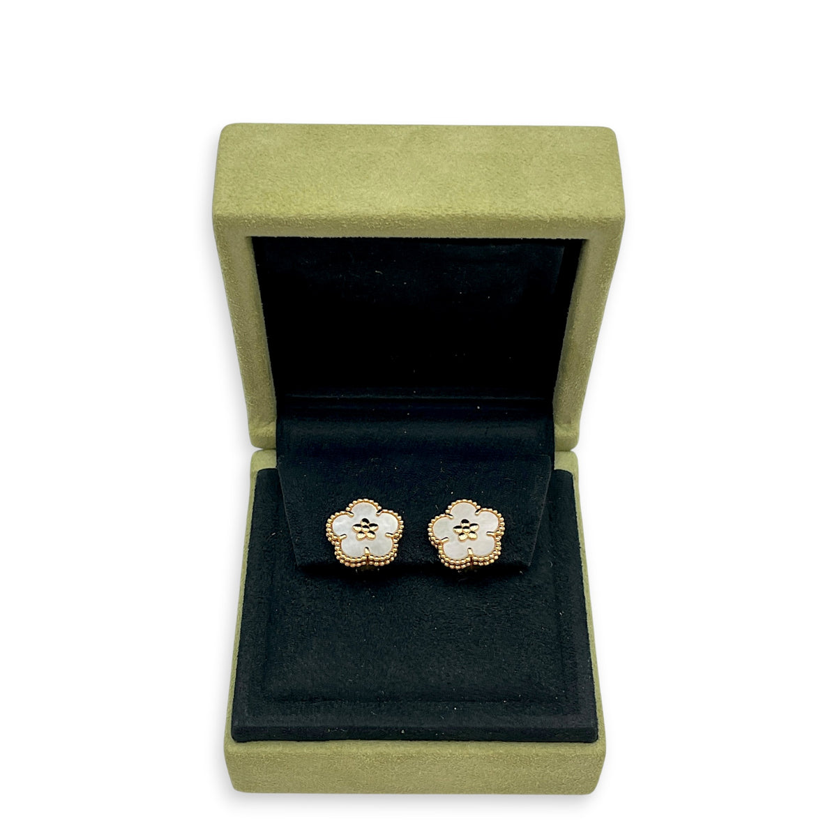 Lucky Spring Plum Blossom Earrings Earrings in White