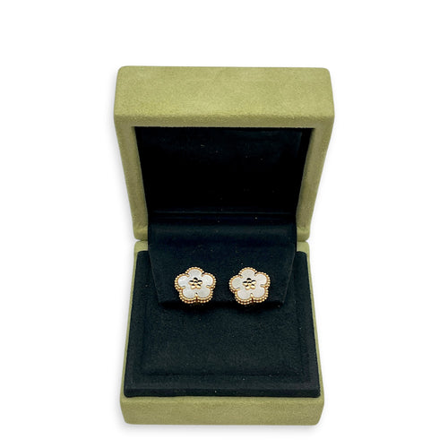 Lucky Spring Plum Blossom Earrings Earrings in White