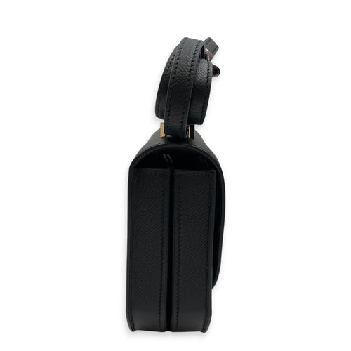 Mosaique Au 24  Mini Noir in Epsom Permabrass hardware