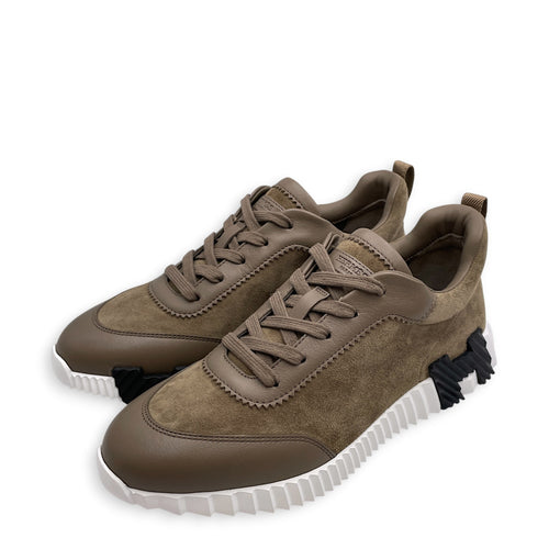 Bouncing 40.5 Etoupe Sneakers in Suede Leather