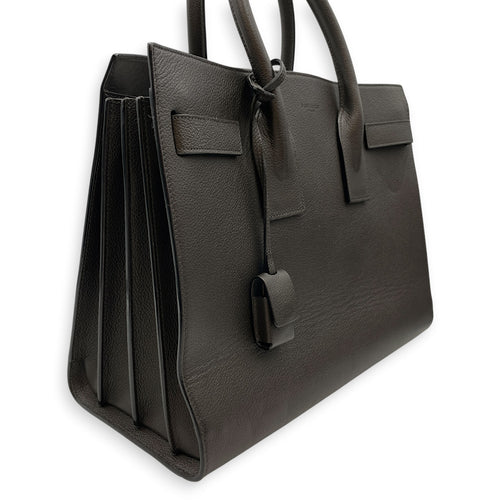 Sac de Jour 32 Grey Top Handle Bag in Calfskin