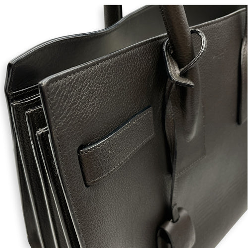 Sac de Jour 32 Grey Top Handle Bag in Calfskin