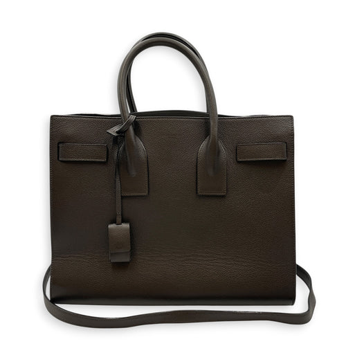Sac de Jour 32 Grey Top Handle Bag in Calfskin