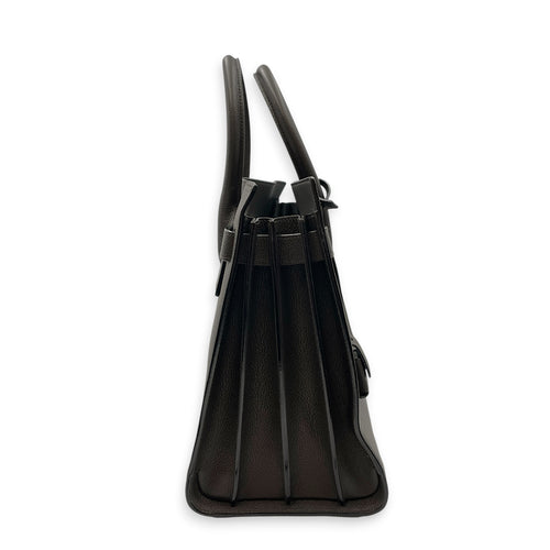 Sac de Jour 32 Grey Top Handle Bag in Calfskin