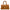 Brillant East West PM  Caramel Top Handle Bag in Calfskin Gold hardware