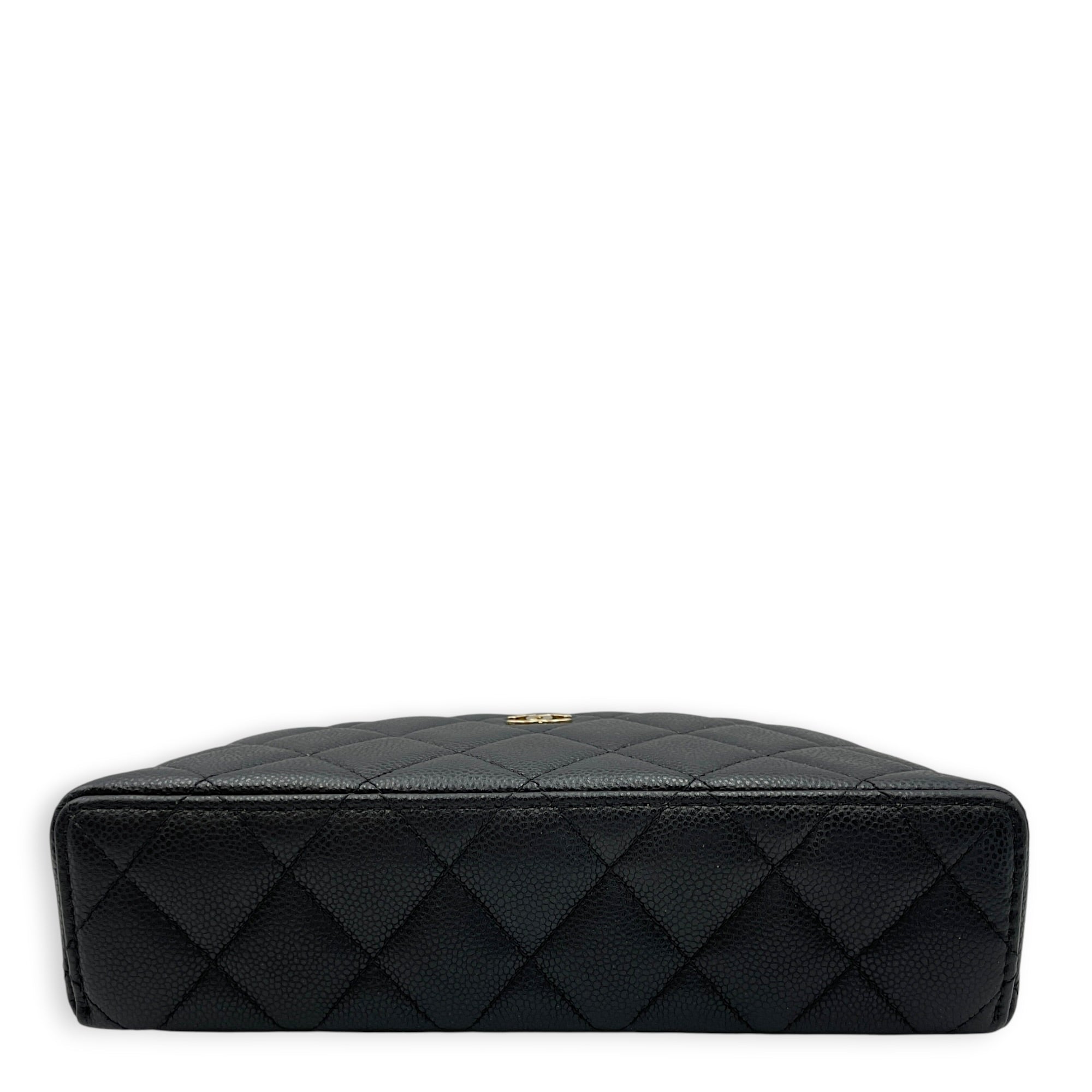 Vanity Black Vanity Bag in Caviar Leather Silver hardware