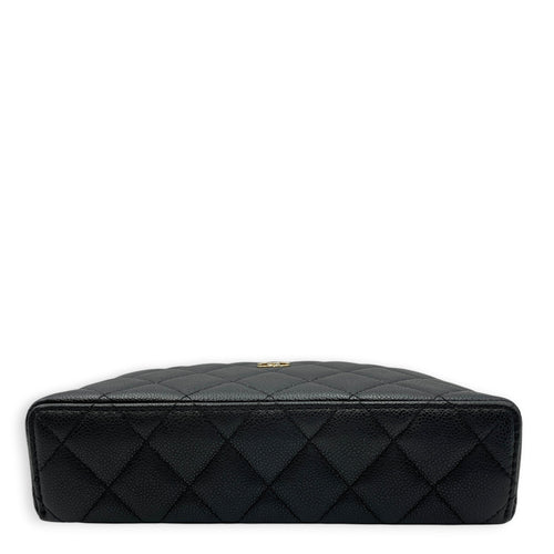 Vanity Black Vanity Bag in Caviar Leather Silver hardware