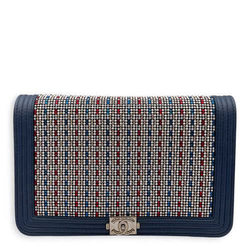 Boy NA  Multi-colour WOC  in Sequins Silver hardware
