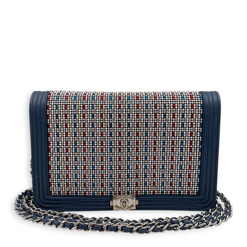 Boy NA  Multi-colour WOC  in Sequins Silver hardware