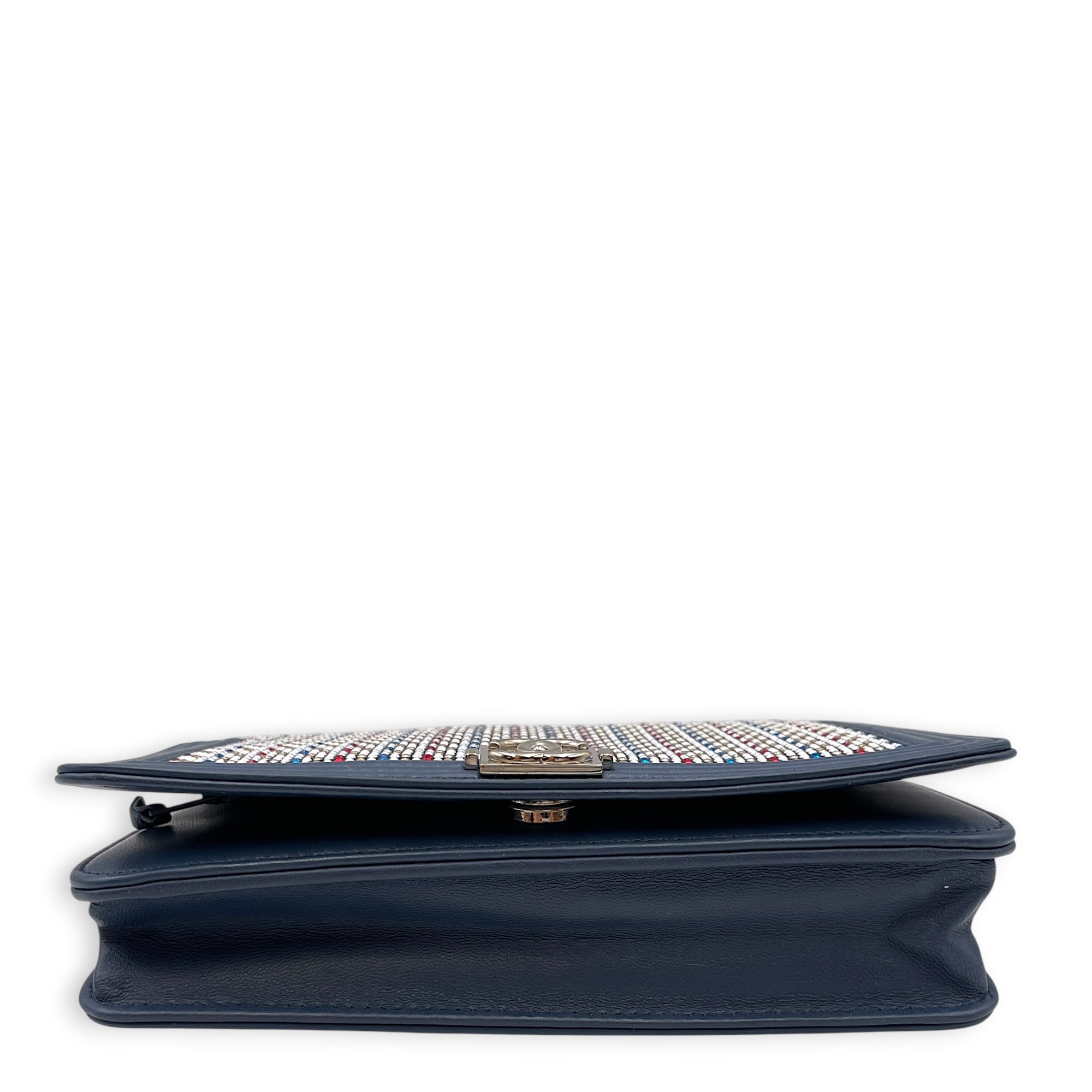 Boy NA  Multi-colour WOC  in Sequins Silver hardware