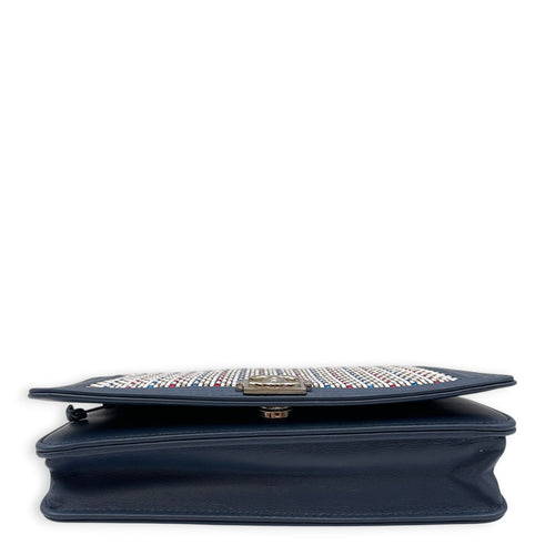 Boy NA  Multi-colour WOC  in Sequins Silver hardware