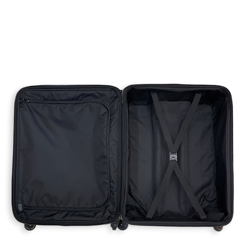 GG Supreme Black GG Imprime Trolley Travel  Luggage in Coated Canvas Silver hardware