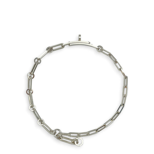 Kelly Chaine Double Choker Silver hardware