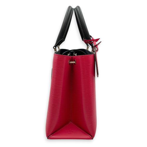 Kleber PM  Rose Ballerine Top Handle Bag in Epi Leather Silver hardware