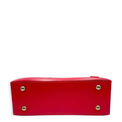 Kleber PM  Rose Ballerine Top Handle Bag in Epi Leather Silver hardware