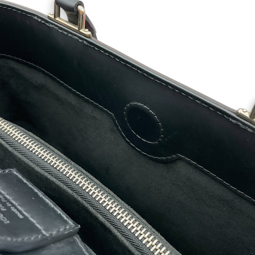 Kleber PM  Rose Ballerine Top Handle Bag in Epi Leather Silver hardware