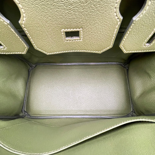 HSS Birkin  30 Canopée in Chevre Mysore Palladium hardware