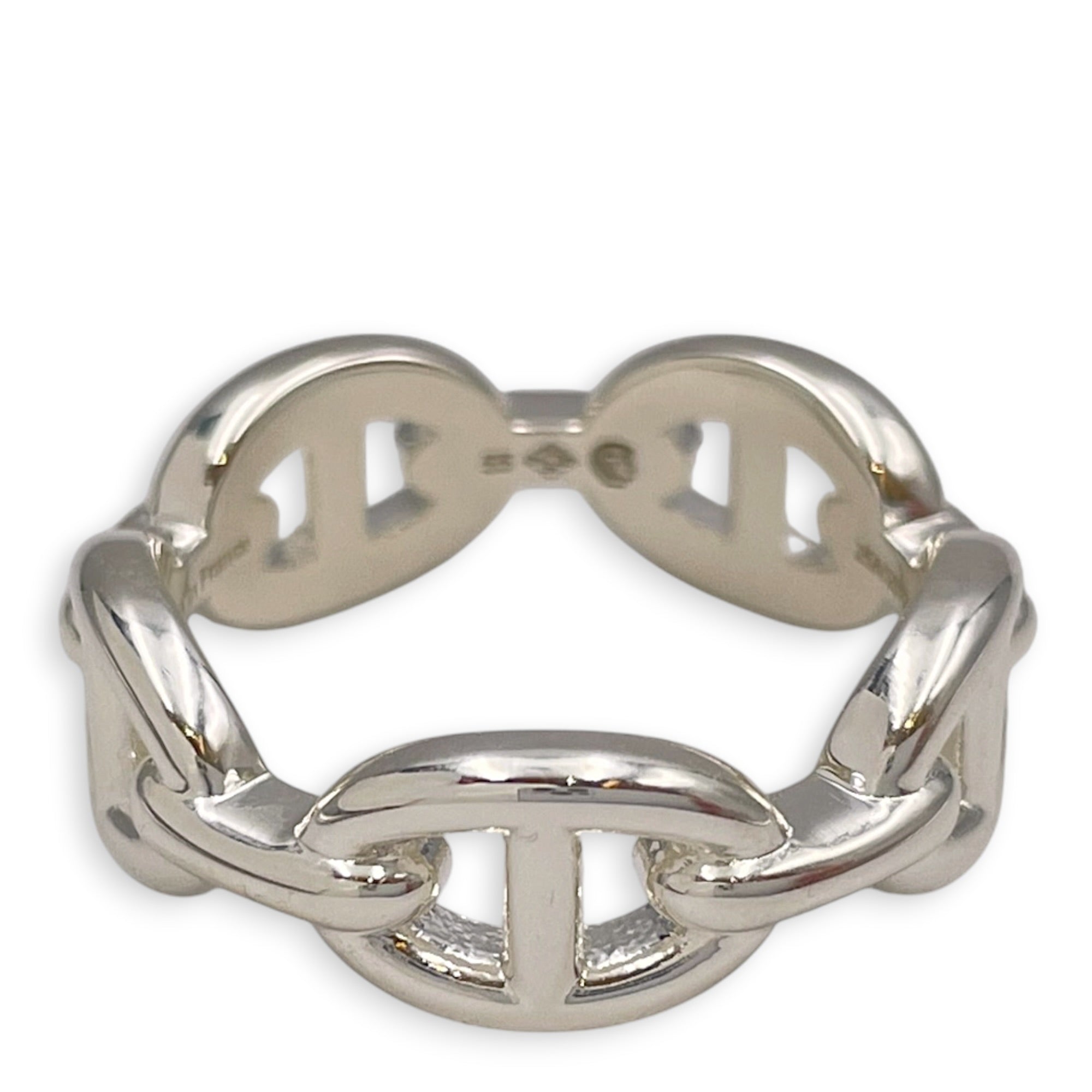 Chaine d'ancre Enchainee 55 Ring Silver hardware
