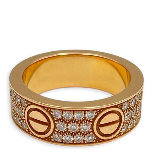 Love Ring, Classic Model, Paved. Sz:52 Ring