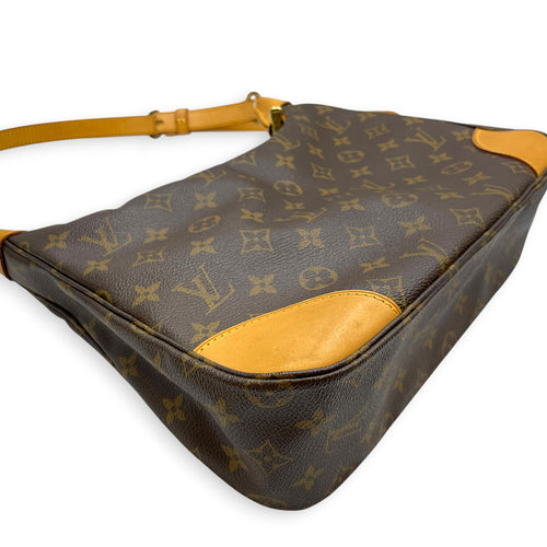 Boulogne  Monogram Shoulder Bag in Monogram Coated Canvas Gold hardware